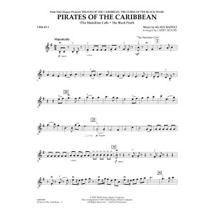 Pirates of the Caribbean - Violin 1